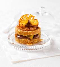 Ecrase De Palets Bretons Chocolat Et Ananas Caramelise Recette Dessert Breton Delicieux Desserts Et Desserts A Faire