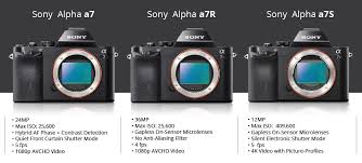 the sony a7 series which model suits you best b h explora