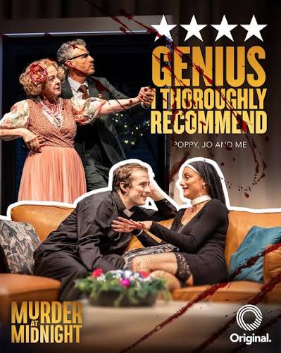 More glorious reviews for Murder at Midnight. 🙌 Have you booked to see the  show? #MurderAtMidnight
