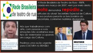 #armas mario frias secretaria cultura; Rbtr Rede Brasileira De Teatro De Rua Posts Facebook