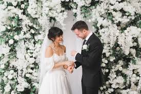 Bill and oosa sharing vows at their residence. Beautiful Modern Wedding Vow Examples Bellamy Loft