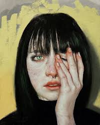 ✨PAINTINGS FOR SALE LINK IN BIO ✨ Elsing Oil and graphite