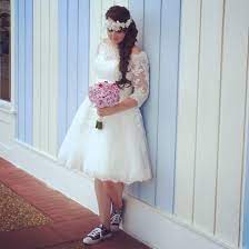 Short Wedding Dress And Converse Wedding Dresses Tea Length Wedding Dress Short Wedding Dress