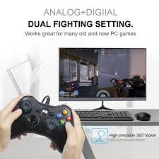 Descarga gratis los mejores juegos para pc: Mando De Juego Usb Con Cable Y Vibracion Mando Para Pc Windows 7 8 10 Xbox 360 Bestdealplus