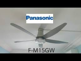 It also features dc motor that delivers air efficiently without noise. Panasonic Ceiling Fan F M15gw With Dc Motor Led Lights And Remote Youtube