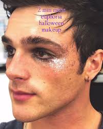 Easy Boys Halloween Face with Black Eyeliner