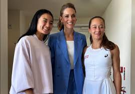 Alex Eala meets Princess Catherine at Wimbledon