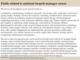 A bank branch manager's responsibilities include overseeing daily bank operations, including administration, training and marketing, and ensuring client service and customer satisfaction. Top 10 Assistant Branch Manager Interview Questions And Answers