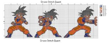 Free Goku Cross Stitch Pattern Dragon Ball Z Kamehameha Cross Stitch Patterns Cross Stitch Stitch Patterns