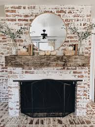 If you are hanging up a round mirror or painting over a fireplace, line up the width of the round object with one of the four natural lines from your fireplace. 15 Best Round Mirrors Thetarnishedjewelblog