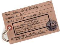 Indiana Jones Style Museum Tags Great Added Detailing For Around The Home Quick Reference Shot In Case I Want To Cre Hang Tag Design Journal Labels Hang Tags
