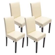 Wir als seitenbetreiber haben nivea es uns zur kernaufgabe gemacht. 4x Stuhl Creme Kunstleder Polsterstuhl Stuhle Kuchenstuhl Esszimmerstuhl Set Kaufen Bei Madera Yatego Shop