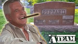 A-Team-- The Grave of George Peppard