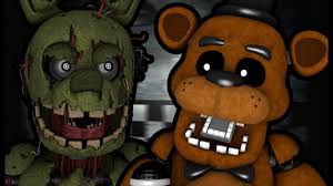 Springtrap Plays Fnaf 1 Free Roam They Roam The Pizzeria Halls At Night Youtube