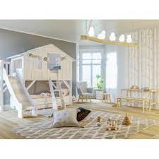 Das spielbett alex gibt es in 5 unterschiedlichen designs und farbvarianten. Baumhaus Hochbett Mit Rutsche Mathy By Bols