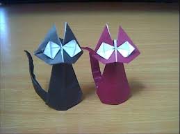 Youtube Origami Cat Origami Animals Origami