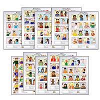 baby sign language printable posters dictionary charts