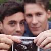 Tom daley, 26, is currently at his central london flat with his screenwriter husband dustin lance black, 45, and their toddler son robbie, along with tom's mother, amid the ongoing pandemic. 3