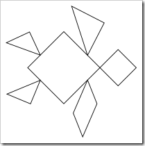 Preschool Alphabet Tangram Patterns Tangram Printable Tangram