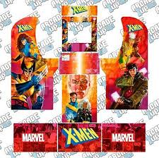 X Men Arcade1up Cabinet Arcade Graphics Decal Artwork Complete Kit 2 Player V2 Ebay