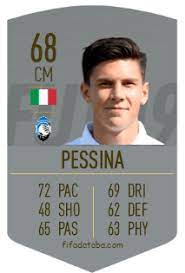 Дата рождения 21 апреля 1997 г. Matteo Pessina Fifa 19 Rating Card Price