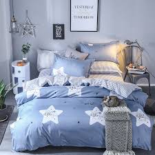 أمن ب الكرتون نجمة المخملية غطاء فرش أطفال الأطفال غرفة نوم استخدام جميلة 4 قطع طقم سرير مع سادات و أغطية سرير عيد الميلاد ورقة حديث