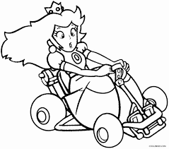 Mario Kart Coloring Page Luxury Printable Princess Peach Coloring Pages For Kids In 2020 Super Mario Coloring Pages Mario Coloring Pages Coloring Pages