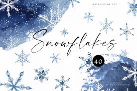 View our latest collection of free sparkle png images with transparant background, which you can use in your poster, flyer design, or presentation. Snowfalkes Clipart Watercolor Winter Holiday Clipart Hand Drawn Navy Blue Snowflakes For Planner O In Illustrations On Yellow Images Creative Store