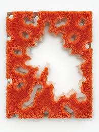 Donald Moffett Artists Marianne Boesky Orange Art Artist Textile Fiber Art