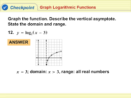 Example 1 Logarithmic Form Exponential Form A Log2 16 4 24 16 B Ppt Video Online Download