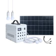 Off Grid Mounting Solar Energy Power Bank 50w Mini Solar Lighting System For Home Alltop