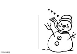Biglietti D Auguri Di Natale Da Stampare E Colorare Gratis Portale Bambini Christmas Christmascards Auguri Natale Biglietti D Auguri Biglietto