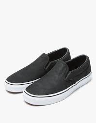 Black And White Slip Ons Vans Vans Classic Slip On In Black White Vans Classic Slip On Black And White Shoes Slip On