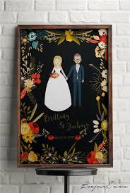 Unique Wedding Gift For Couple Wedding Portrait Couple Portrait Illustration Pe Wedding Gifts For Couples Wedding Gifts For Bride Personalized Wedding Gifts