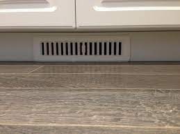 Use a 3 1/4x10 register boot. Kitchen Toe Kick Vent Doityourself Com Community Forums