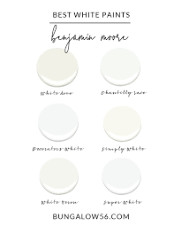 White paint comes in a wide variety of shades. Best White Paint Colors Bungalow 56