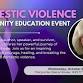 Domestic Violence Community Education Event event image