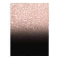 Black And Gold Glitter Background Modern Faux Rose Gold Glitter Ombre Black Sweet 16 Invitation Zazzle Com In 2020 Black Gold Decor Gold Decor Glitter Paint For Walls