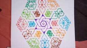 On this special occasion, sisters after new year the immediate hindu festival is boghi and pongal. Easy Step Rose Kolam With 21 11 Interlaced Dots Easy Big Kolam Margali Big Kolam With Easystep Youtube