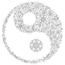 Print this yin yang mandala with fishes worksheet out or color in online with our new coloring machine. Yin Yang Zentangle Coloring Page Mandala Coloring Pages Mandala Coloring Mandala Coloring Books
