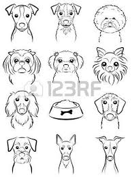 Dog Line Drawing Vector Dog Line Drawing Dog Drawing Simple Dog Tattoos