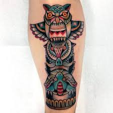 Tattoo city pin los angeles. 70 Totem Pole Tattoo Designs For Men Carved Creation Ink