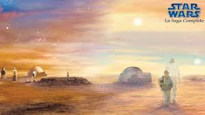 Jabba the hut set up his lair, and brave travellers stop off at the spaceports. Skywalker Star Wars Tatooine Star Wars Hd Wallpaper