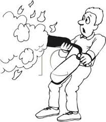 The game was created by shigeru miyamoto. Royalty Free Clipart Image Coloring Page Of A Man Using A Fire Extinguisher