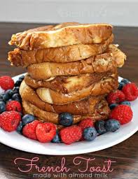 Deliciously Simple French Toast Made With Almondmilk Almond Milk Recipes French Toast Easy Almond Milk French Toast