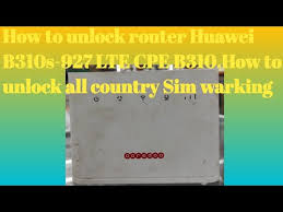 Feb 11, 2019 · we can unlock almost all huawei modem, wingle, mifi and routers to accept all sim cards worldwide.to unlock / flash airtel huawei b310s 927 router, follow in. Video Lte Cpe Huawei B310s 927