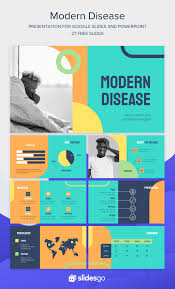 Modern Disease Free Template In 2020 Powerpoint Presentation Design Google Slides Themes Google Slides