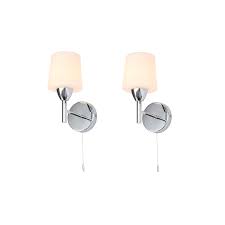 Check spelling or type a new query. Set Of 2 Glass Bathroom Wall Lights Aquarius Better Bathrooms