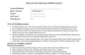 Perangkat pembelajaranrencana pelaksanaan pembelajaran (rpp). Rpp 1 Lembar Kelas 6 Sd Mi Tema 7 Kepemimpinan Antapedia Com