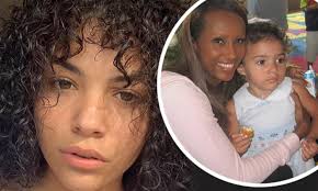 In david bowie fand das model aber endlich den richtigen. David Bowie S Daughter Lexi 19 Hasn T Seen Her Mother Iman For Six Months Due To Coronavirus Daily Mail Online